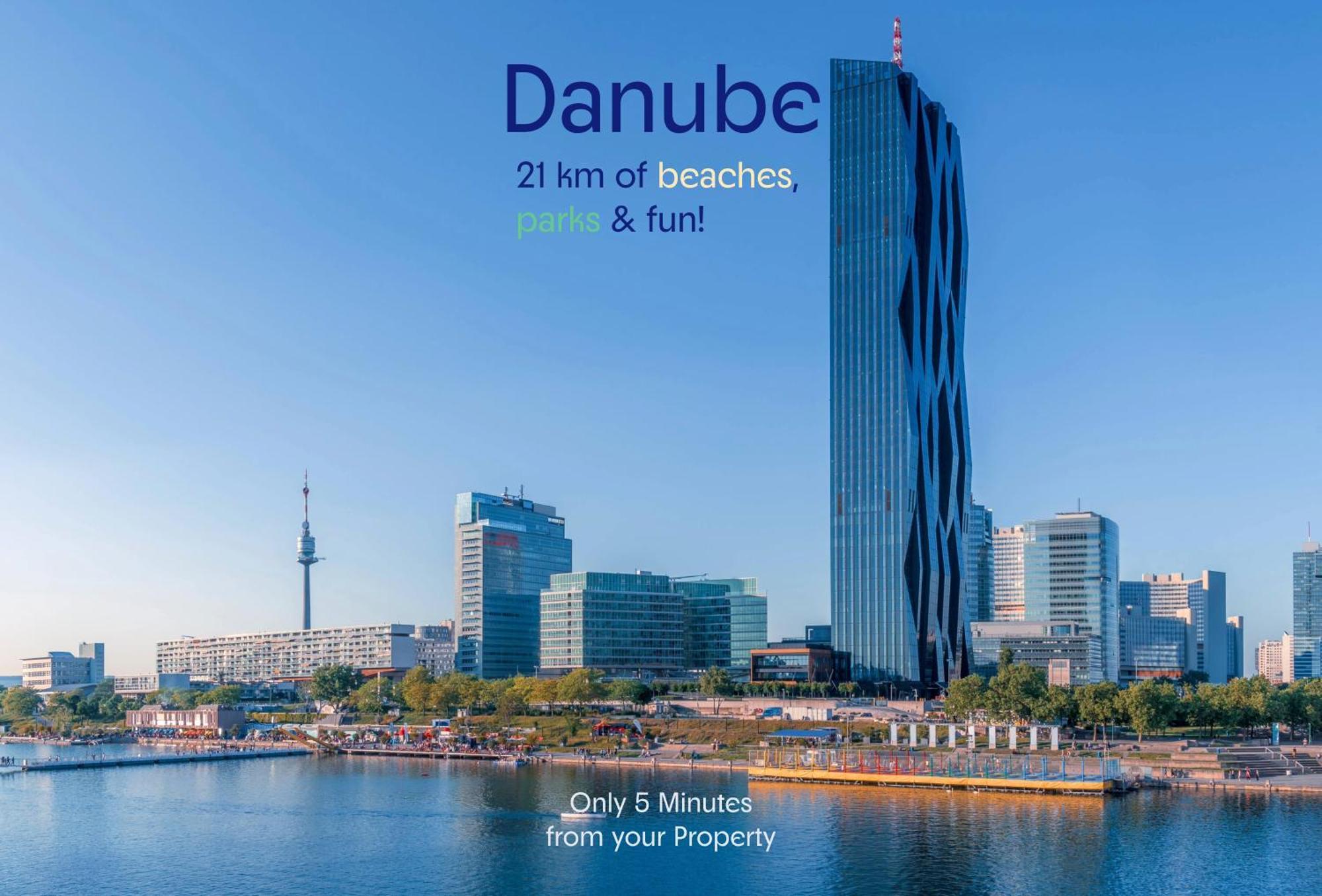 וינה Homelike 2Br Apt. @Millenium Tower/Danube River מראה חיצוני תמונה
